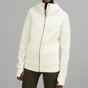 Lululemon Scuba Full-Zip Hoodie Lemon Sorbet Size 14